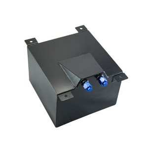 Tanque de Combustible de Aluminio de 20L, Negro Plateado, para Modificación, Reequipamiento y Actualización de Automóviles Honda - Product Image 2