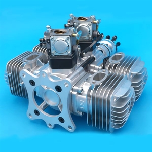 Motore a Benzina DLE120T4 per Aeromodelli ad Ala Fissa, Quattro Cilindri, Due Tempi, Raffreddamento ad Aria Naturale, Cilindrata 120 CC, in Metallo - Product Image 4