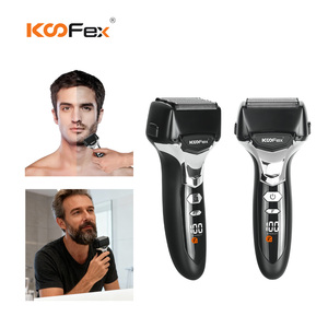 Máquina de Afeitar KooFex IPX6 Impermeable para el Hogar, 5 Cuchillas, Alta Velocidad, <span class=keywords><strong>9000</strong></span> RPM, con Pantalla LED - Product Image 5