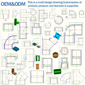 Электронный корпус-распределительная коробка IP65 из пластика ПВХ, изготовленный методом литья под давлением, гладкий, водонепроницаемый, для наружного применения - Product Image 4