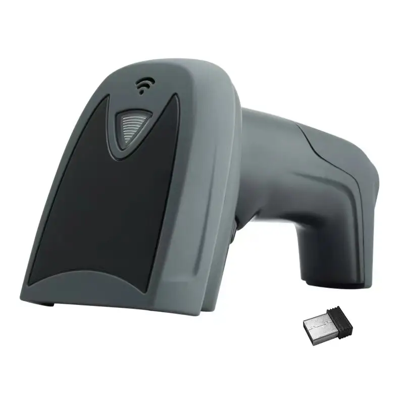Drahtloser Barcode-Scanner BT USB 2,4 GHz Drahtloser Barcode-Leser 1D/2D-automatischer QR-Code-Scanner für Supermarkt lager