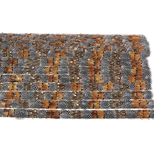 Tự nhiên gà lôi lông Ribbon rìa cho nam giới của phụ nữ Fedora Hat lông hat ban nhạc may TRIM rửa mẫu tóc phụ kiện - Product Image 4