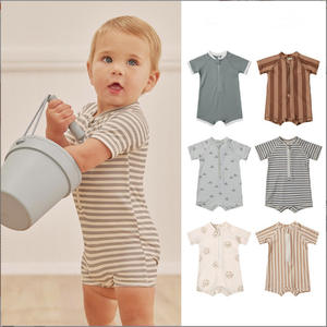 <span class=keywords><strong>Ropa</strong></span> de Recién <span class=keywords><strong>Nacido</strong></span> con Logotipo Personalizado, Mono Estampado de Manga Corta <span class=keywords><strong>para</strong></span> Bebés de 0 a 1 Año, Traje de Escalada <span class=keywords><strong>para</strong></span> Bebés Niños y Niñas - Product Image 1