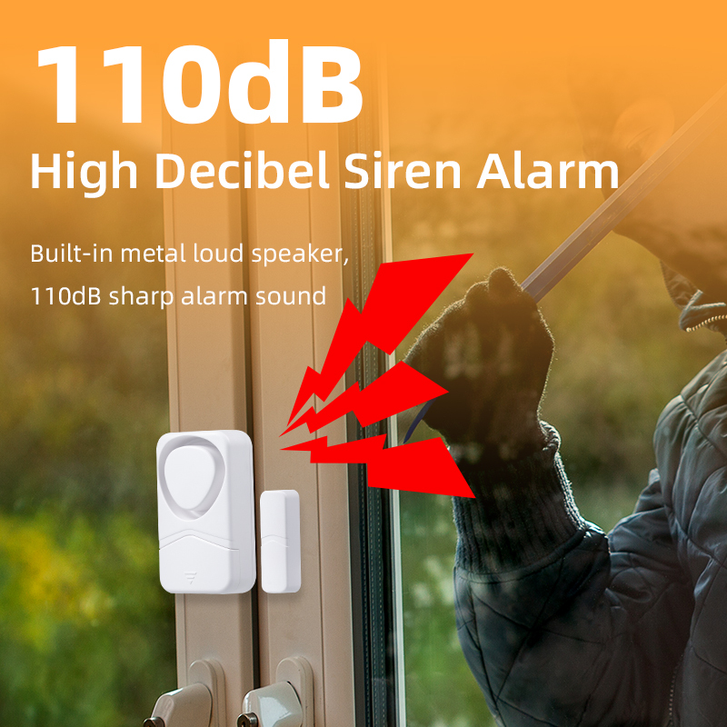 Powerfully Loud 110dB Siren 4 Modes Magnetic Sensor Wireless Door and Window Alarm for Home Security in Store and Hotel · image 5