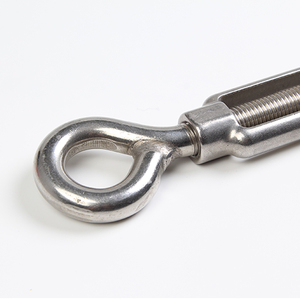 Gran oferta, tensor de acero inoxidable, hardware de <span class=keywords><strong>aparejo</strong></span>, tipo europeo, hebilla giratoria M5 con gancho de ojo - Product Image 1