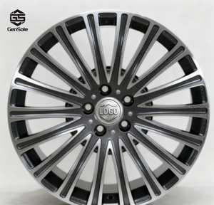 Jantes en alliage chromées argentées décalées pour <span class=keywords><strong>Mercedes</strong></span> 19 pouces 8J 8.5J 9.5J 5x112 ET36 ET43, jantes personnalisées <span class=keywords><strong>AMG</strong></span> C E S CLA <span class=keywords><strong>GLC</strong></span> Class - Product Image 2