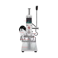 Machine d'estampage à chaud professionnelle double tubes chauffants chauffage rapide pour cuir papier plastique tissu conception de Logo personnalisé