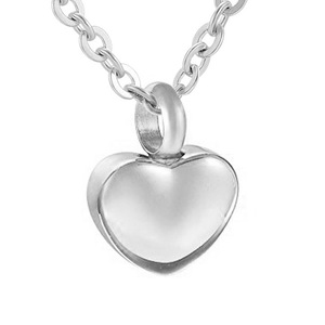 In acciaio inossidabile placcato oro Pet cremazione urna collana liscia di alta qualità gioielli cremazione ciondolo collana per animali domestici cenere - Product Image 3