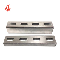 Perfil de Acero Unistrut Galvanizado en Caliente, Ranurado, 41X41X25/41*52, Servicios de Corte y Doblado