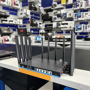 Enrutador inalámbrico OpenWrt, velocidad de 7200Mbps, Puerto Gigabit, firewall de malla DDR4 de 1GB, función VoIP, admite ranura para tarjeta SIM 5G. - Product Image 2