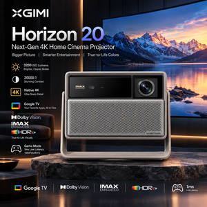 โปรเจคเตอร์เลเซอร์ XGIMI Horizon 20 3200lm RGB รองรับ 4K 8K สำหรับโฮมเธียเตอร์ พร้อม Google TV สำหรับฉายภาพ IMAX แบบสมาร์ทพกพา - Product Image 1