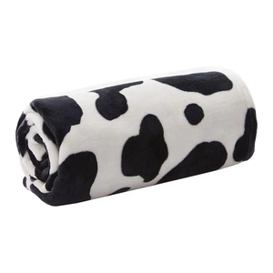 Chăn Lông Cừu <span class=keywords><strong>Flannel</strong></span> In Hình Bò Tùy Chỉnh Siêu Mềm - Product Image 2