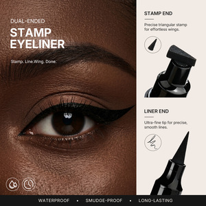 MLM Venta Caliente OEM Personalizado Delineador de Ojos de Doble Punta con Sello, Lápiz Delineador Líquido Negro Impermeable de Larga Duración a Prueba de Manchas, Marca Privada - Product Image 5