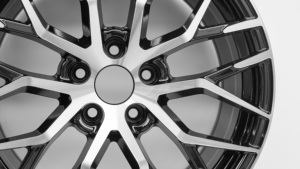 Jantes de voiture en alliage noir brillant usiné à rayons en Y de 18, 19, 20, 21, 22 pouces, entraxe 5x112 PCD pour <span class=keywords><strong>Audi</strong></span> Q7 A6 – Vente en gros - Product Image 4