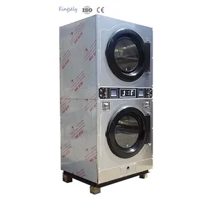 Meerdere Functies 2 In 1 20Kg Grote Capaciteit Commerciële Wasuitrusting Wasmachine Muntautomaat Wasmachine Wasmachine En Droger