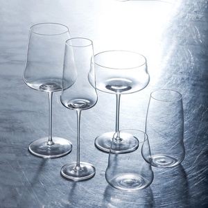 Commercio all'ingrosso serie fatta a mano Ultra-sottile set di vino Bordeaux vetro di cristallo Bordeaux luce di lusso stelo sottile calici - Product Image 5