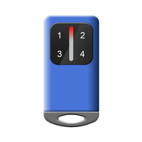 Haute qualité 280-868MHz 4 boutons télécommande universelle Code roulant porte de garage automatique avec boîtier coloré en métal