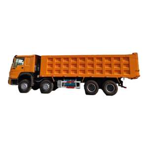 Camion <span class=keywords><strong>benne</strong></span> chinois Sinotruk HOWO 6X4 8X4 RHD/LHD, 40 tonnes, 375 CV/371 CV, diesel <span class=keywords><strong>d</strong></span>'<span class=keywords><strong>occasion</strong></span>, équipé <span class=keywords><strong>d</strong></span>'une <span class=keywords><strong>grue</strong></span> Weichai - Product Image 1