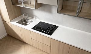 Table de cuisson combinée <span class=keywords><strong>60</strong></span> <span class=keywords><strong>cm</strong></span> [4 zones] en acier inoxydable à gaz naturel avec allumage électronique - Product Image 6