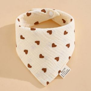 Baberos de Muselina para Bebé de 6 Capas Personalizables, 100% Algodón, Unisex, Babero Redondo 360, Babero Tipo Bandana - Product Image 6