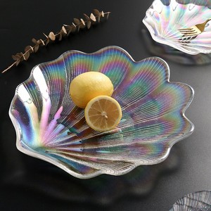 Piatto Decorativo in Vetro Colorato Creativo per Snack e Frutta, Resistente per Esposizione e Servizio - Product Image 4
