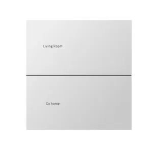 HUAYAN hiçbiri WIFI ZIGBEE 2gang 2way/2way metal panel push button akıllı duvar ışık anahtarı