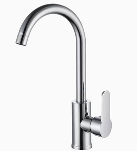 Hot and Cold Water Modern Stainless Steel Kitchen Faucet - Product Image 1