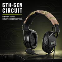Casque de protection auditive électronique Z-TAC, 6 niveaux de réduction de bruit, double réduction du bruit pour le tir sportif, la chasse, compatible Z-TAC PTT