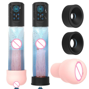Grande pompe d'agrandissement du pénis, pompe à vide pour homme, manchon en silicone, gobelet de masturbation SPA - Product Image 1