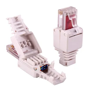 UTP CAT6 Toolless KeystoneJack CAT 6 non-shield Rj45 Plug 8p8c Modular Connector