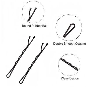 Wholesale 5/6/7cm Strong Metal Bobby Pins Black U Shaped Hairpins Women Daily Hair Barrettes Fashion Hair Accessories