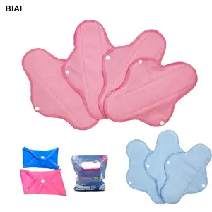 Водонепроницаемые моющиеся менструальные прокладки Супер впитывающие мягкие многоразовые тканевые гигиенические прокладки для женщин или девочек
