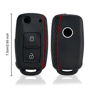 Funda <span class=keywords><strong>de</strong></span> silicona para llave <span class=keywords><strong>de</strong></span> coche, funda para llave <span class=keywords><strong>de</strong></span> VW T5 Polo Passat Volkswagen Golf 4 5 6 Caravelle Skoda Fabia Octavia Ligier JS Seat <span class=keywords><strong>Toledo</strong></span> - Product Image 5