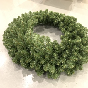Vente en gros personnalisée prix d'usine décorations de Noël 60cm guirlande de Noël artificielle commerciale - Product Image 5