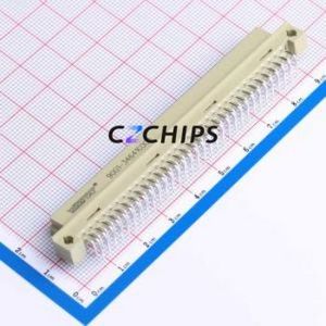 9001-34641C00A DIN41612 Connector Bent Lead Through Hole,P=2.54mm Connector 64P 2 2.54mm Right Angle Insert - Product Image 2