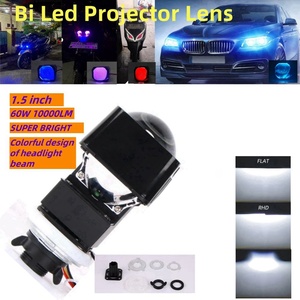 HADUDU เลนส์โปรเจคเตอร์ LED ขนาด 1.5 นิ้ว รุ่นอัพเกรด ไฟสูง/ต่ำ สำหรับไฟหน้ารถยนต์และมอเตอร์ไซค์ พร้อมไฟวงแหวน LED - Product Image 2