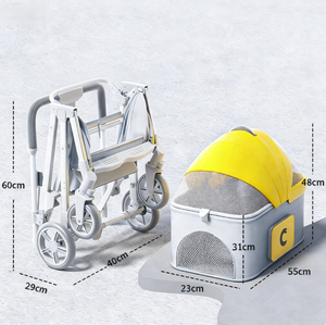 Chariot de <span class=keywords><strong>transport</strong></span> respirant pour chiens et chats JXB - Vente flash - Product Image 6