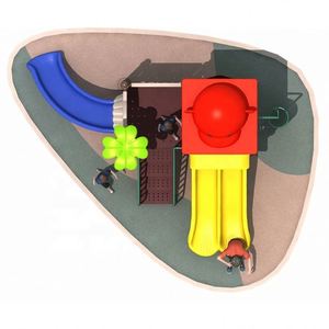KAILE 2025 High Quality <b>Plastic</b> Small Playhouse Commercial Kids Gym Outdoor Playground <b>Slide</b> with 1 Year Warranty - Product Image 2