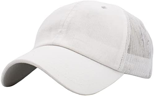 White mesh cap