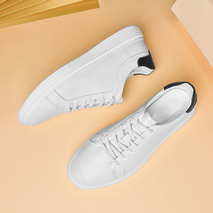 Wholesale Custom Logo Outdoor New Fashion Pu <strong>Leather</strong> Casual Canvas <strong>Shoes</strong> Men's <strong>Black</strong> Leisure Sneakers for Men Sports - Product Image 3