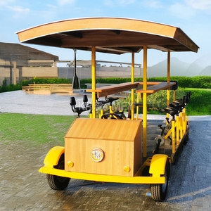 Vélo pub tandem solaire pour visites en centre-ville, mariages et soirées, idéal pour la bière - Product Image 6