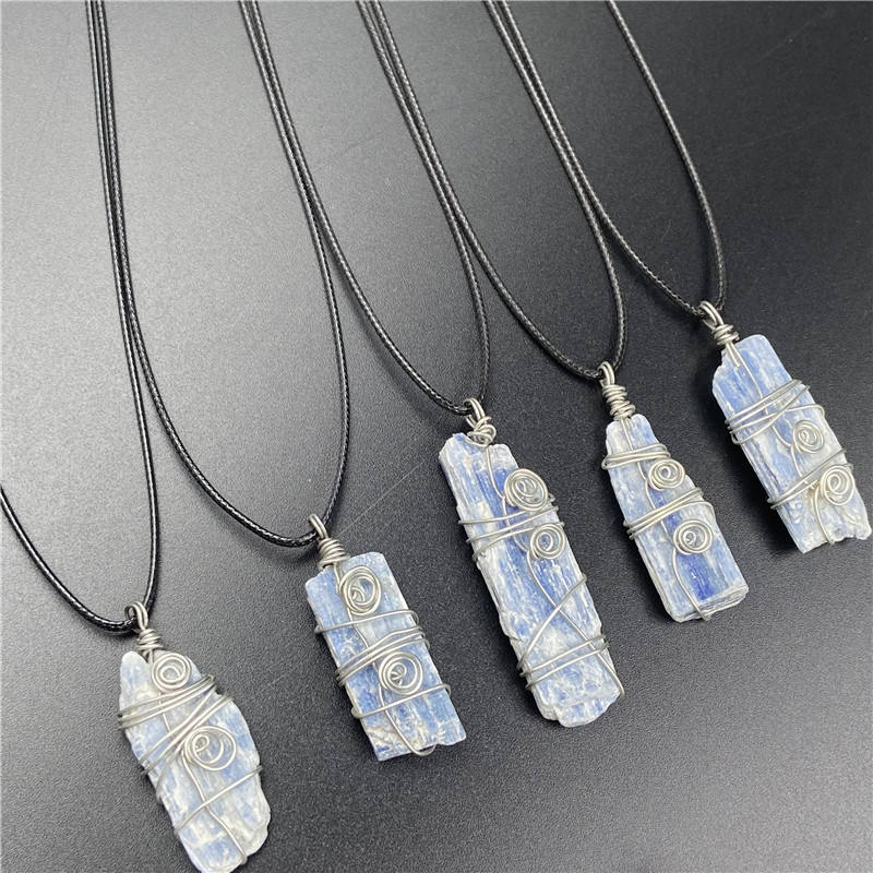 Kyanite irregular pendant 1