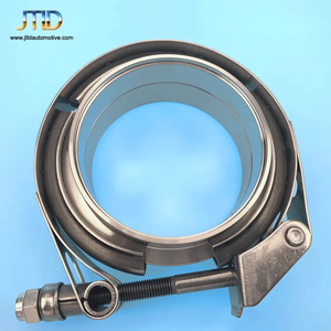 Jtld SS304 2.5 "<span class=keywords><strong>63mm</strong></span> Quick Open Exhaust Vband Clamps Turbo <span class=keywords><strong>V</strong></span> <span class=keywords><strong>Band</strong></span> Clamp avec kits de bride - Product Image 2