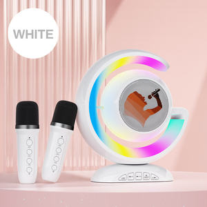 Mini Caixa de Som Portátil para Karaokê com Microfones, Luzes LED RGB, Sem Fio, Ideal para Festas e Uso em Casa - Product Image 6