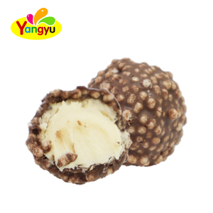 Nouveauté : Bonbons au chocolat en forme de boule croustillante à la <span class=keywords><strong>noisette</strong></span>, en boîte, en vrac, vente en gros - Product Image 2