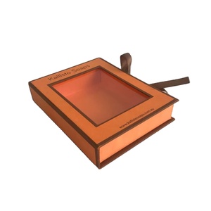 Hot Sang Trọng Bóng Cứng Nhắc Giấy Vải Bao Phủ In Bọt Chèn Từ Hộp Quà Tặng Với Cửa Sổ Bao Bì - Product Image 3