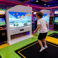 Sistema de Juego Interactivo con Sensor de Movimiento para Trampolín AR de 55 Pulgadas para Parques de Trampolín Interiores