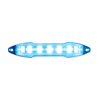 Senken rojo/azul/ámbar/blanco 27W 180 grados gran angular montaje en vehículo luz estroboscópica rejilla LED advertencia faro