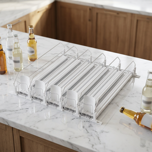 ตัวดันชั้นวางโลหะแบบสปริงสำหรับกระป๋องและขวดเครื่องดื่มขนาดใหญ่ - Product Image 1
