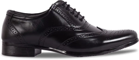 Herren Schwarze Echtleder Slip-On Schuhe Leichter Casual-Formeller Stil Reguläre Passform Bequeme Büro- und Business-Alltagsschuhe